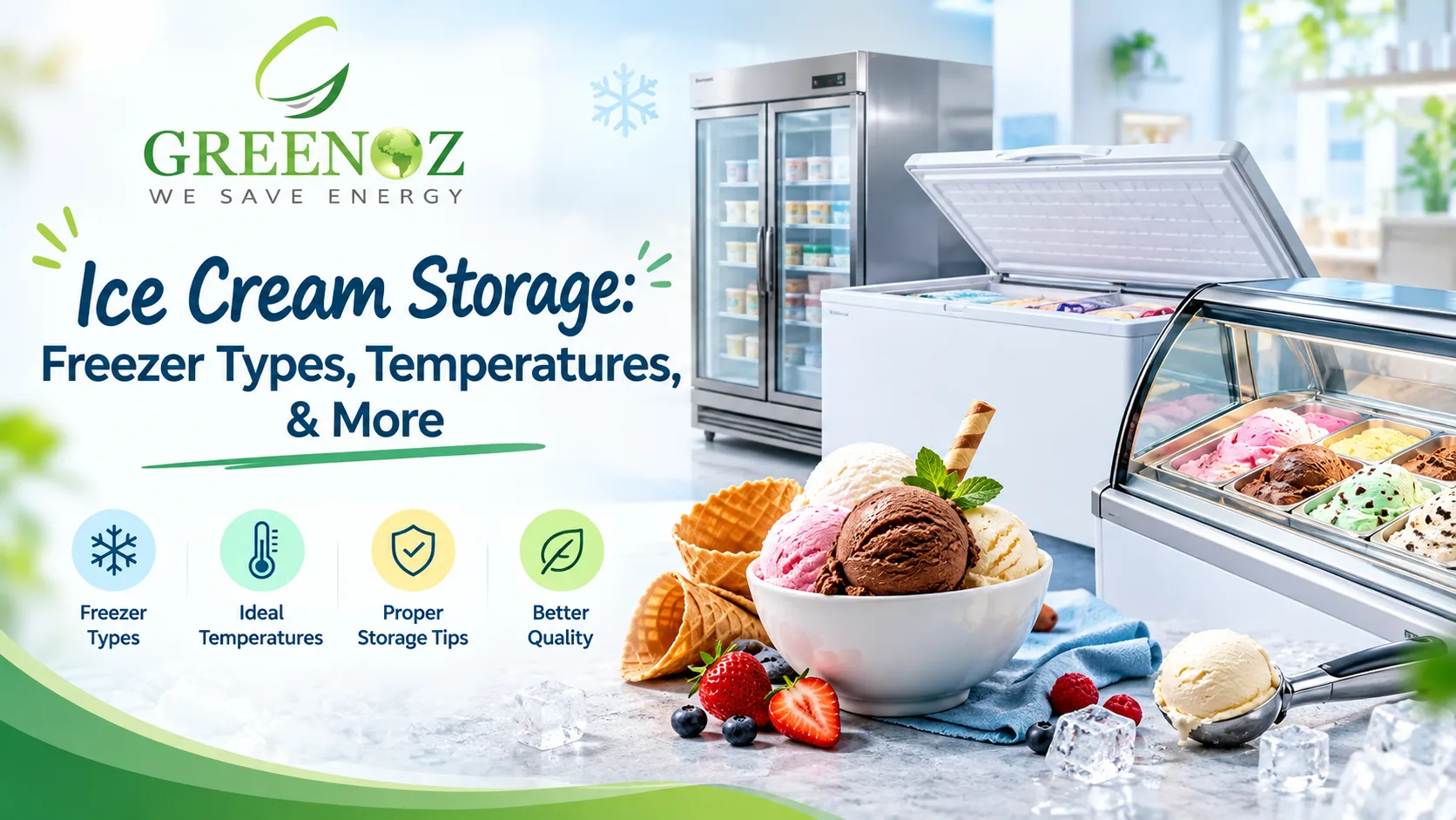 Read more about the article Ice Cream Storage: Freezer Types, Temperatures, & More